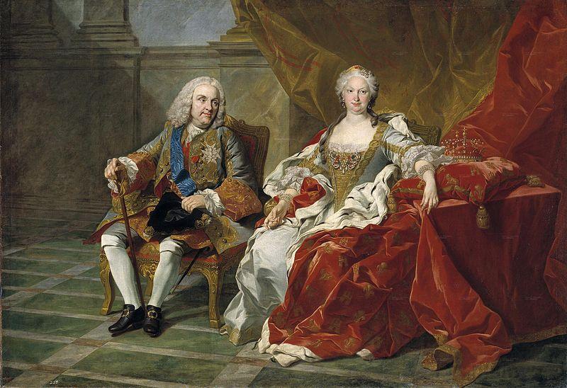 Jean Baptiste van Loo Retrato de Felipe V e Isabel Farnesio oil painting image